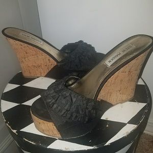 NWOT Steve Madden wedge sandals
